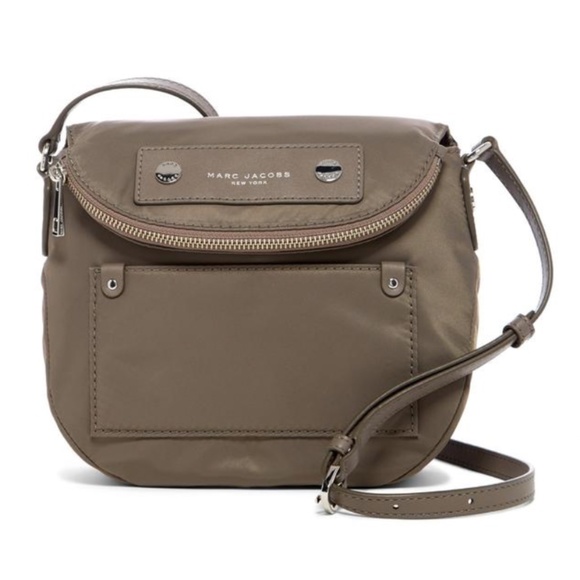 Marc By Marc Jacobs Handbags - Marc by Marc Jacobs - Quartz Grey Preppy Nylon Mini Natasha Crossbody Bag